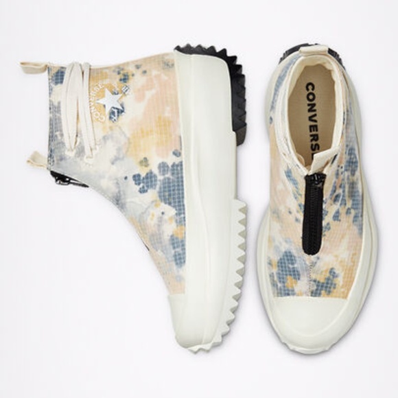 Converse Shoes - New Converse Washed Florals Run Star Hike Sneakers